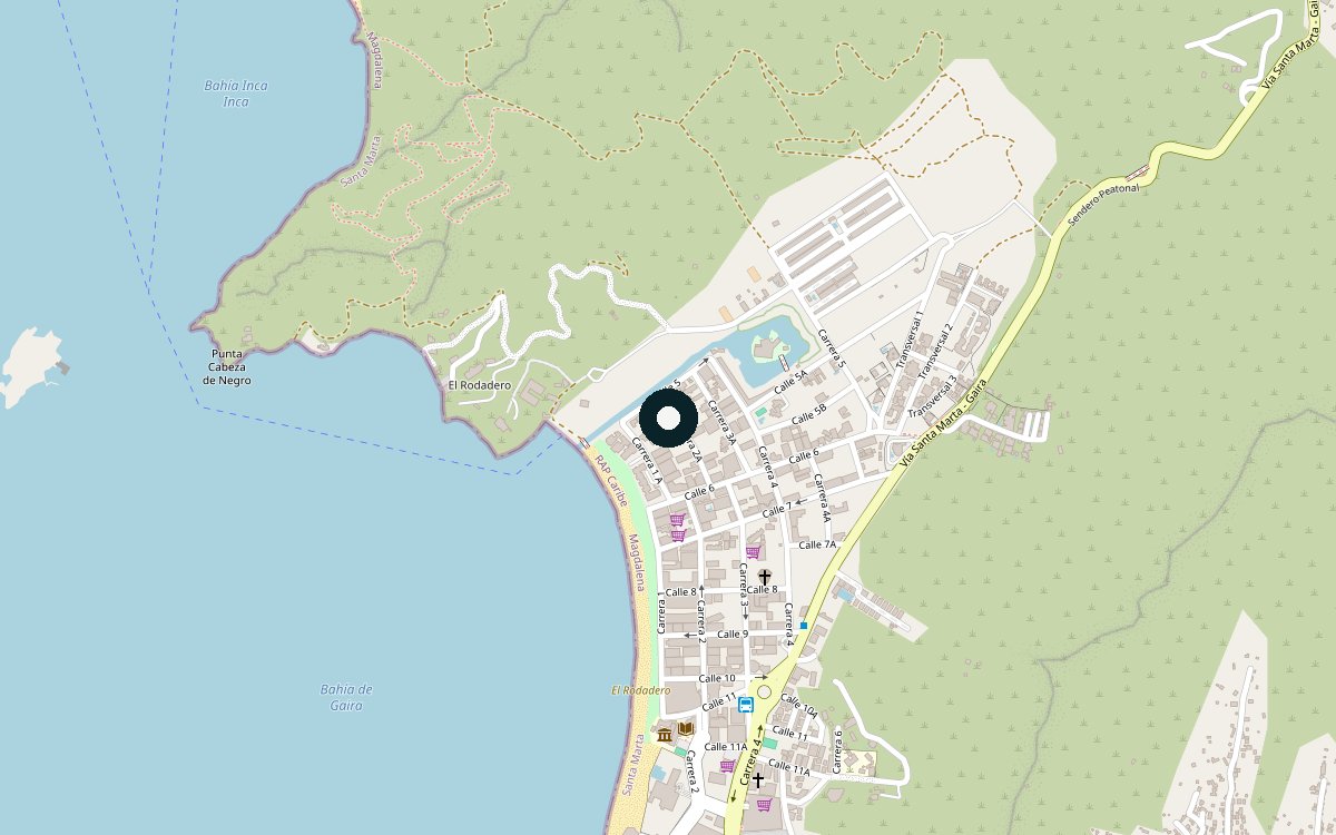 Mapa de ubicación del sitio