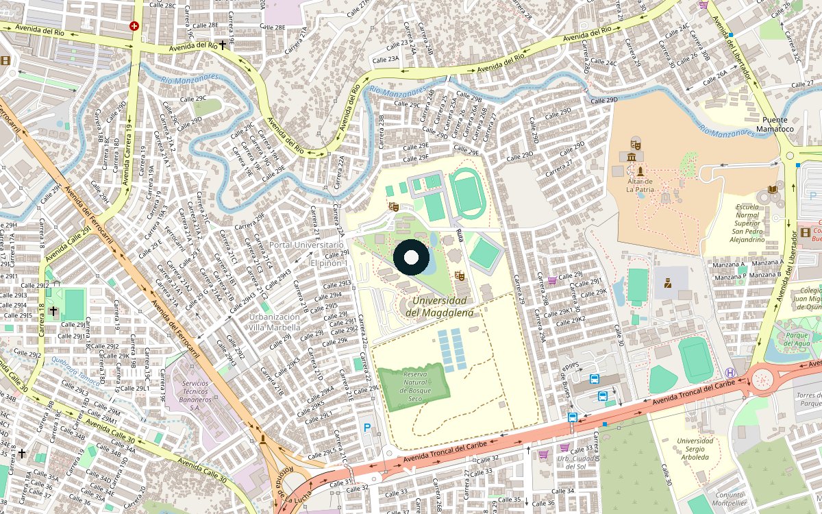 Mapa de ubicación del sitio