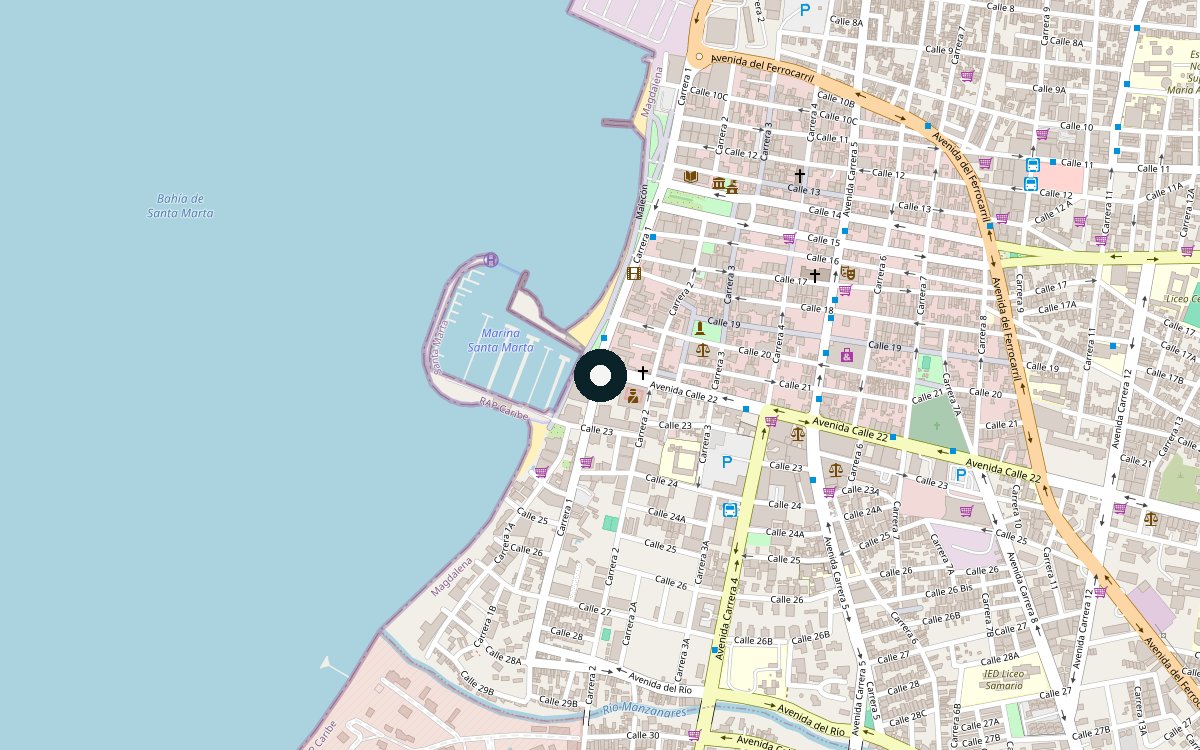 Mapa de ubicación del sitio