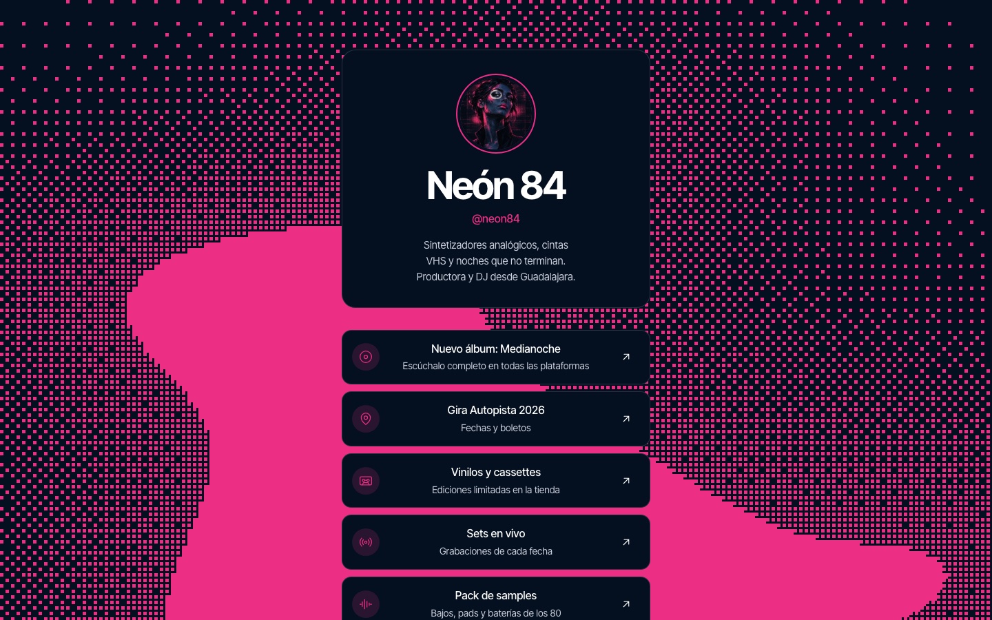Miniatura del theme link-neon