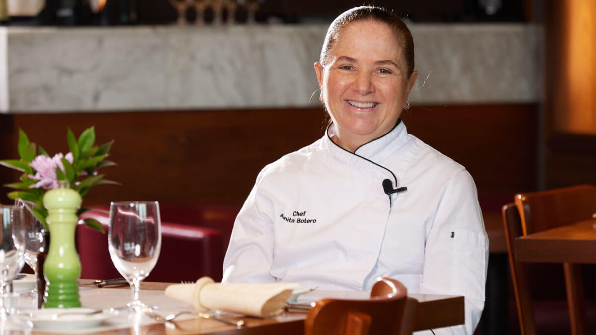 Chef Anita Botero, creadora de La Cafetiere de Anita