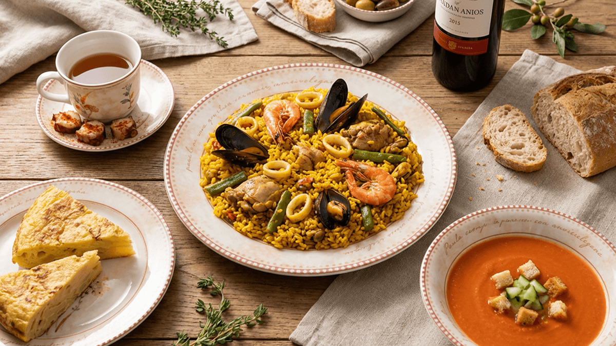 Comida española: recetas y sabores de la cocina española
