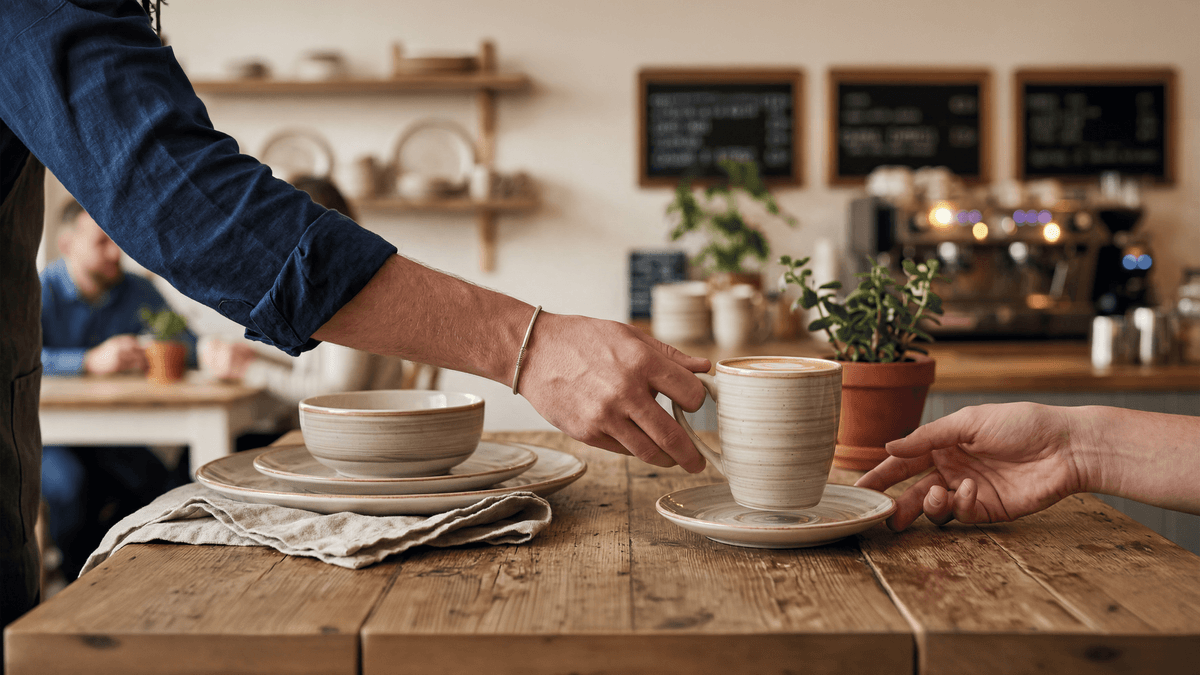 Guía para elegir vajillas para cafeterías y bares