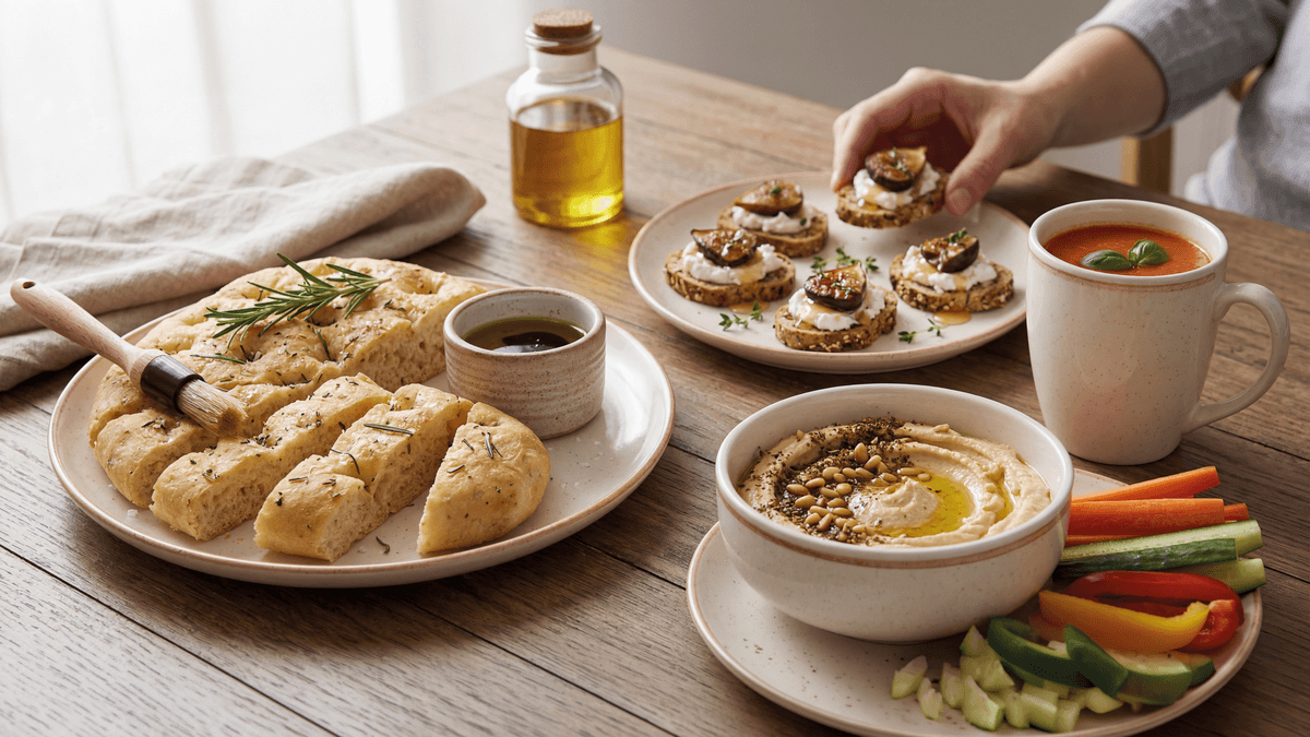 Ideas de entradas de comida fáciles de preparar