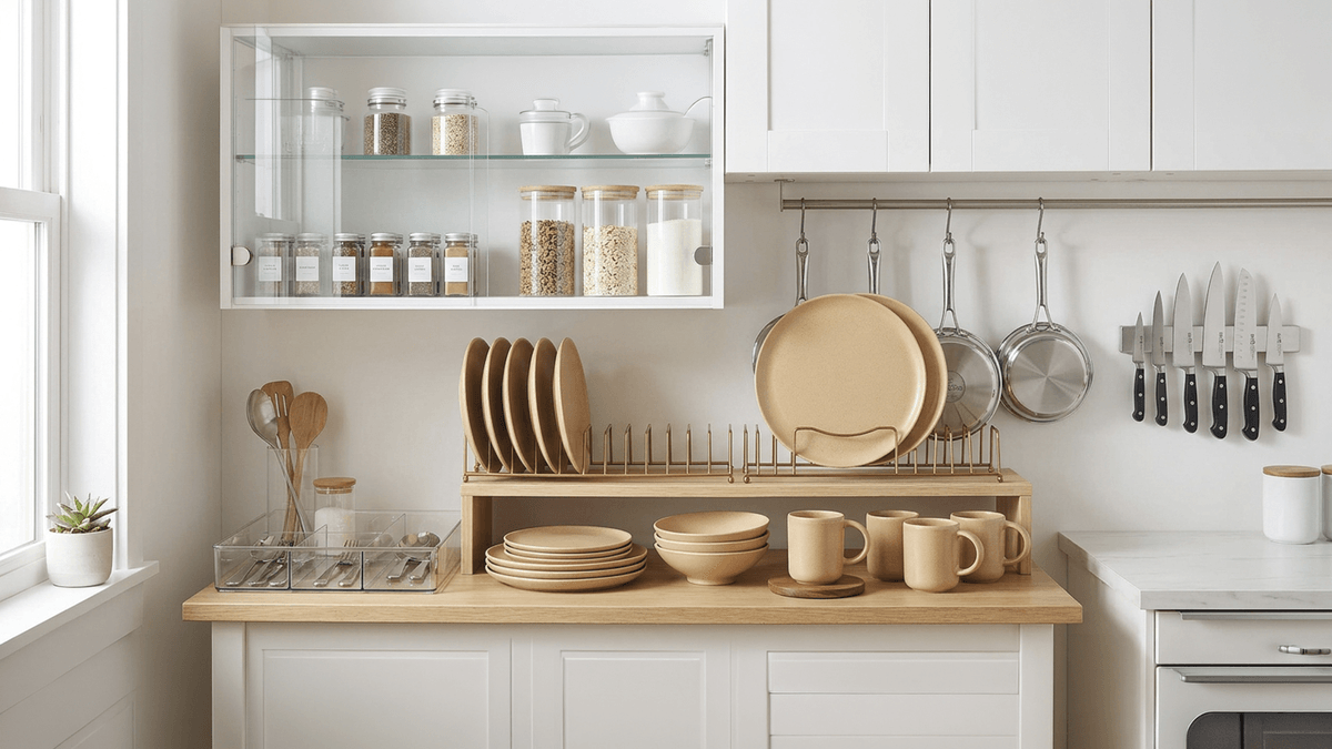 ¿Cómo organizar la cocina?: Ideas para espacios pequeños