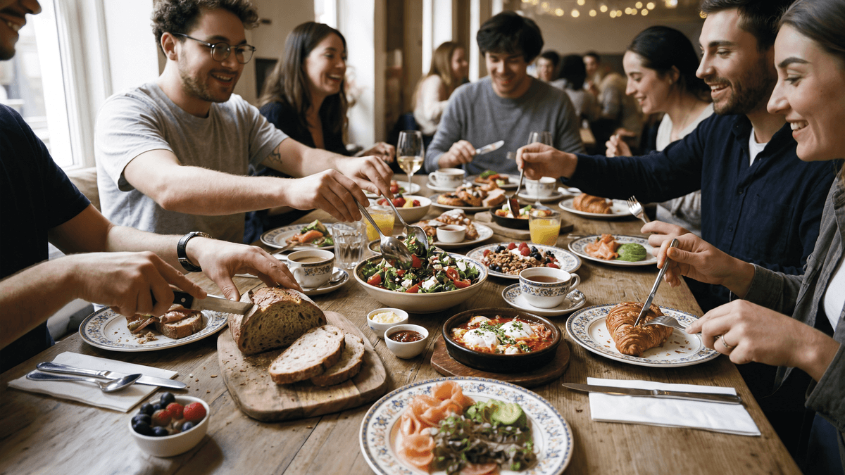 Platos para servir en un brunch y formas de presentación