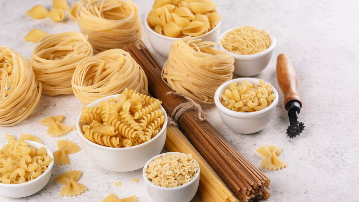 Tipos de pasta: Cómo elegir la adecuada para cada receta